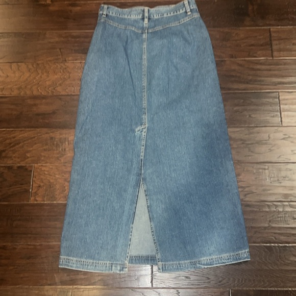 GAP Classic Denim Maxi Skirt SIZE 10 - Picture 4 of 5